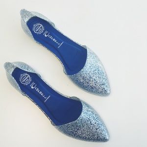 Jeffrey Campbell Shoes - Jeffrey Campbell Silver Jelly Love D'orsay Flat Jeffrey Campbell Shoes - Jeffrey Campbell Silver Jelly Love D'orsay Flat