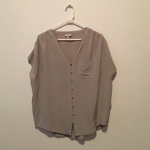 Grey silk Joie blouse Grey silk Joie blouse