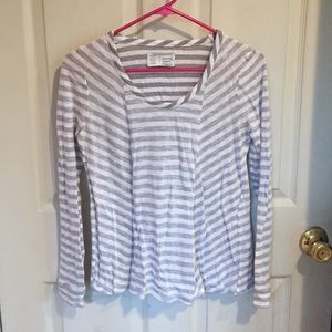 Anthropologie Striped Swing Top Anthropologie Striped Swing Top