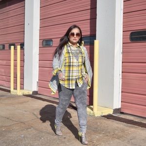 Banana Republic Tops - Yellow & Grey Plaid Button Down Banana Republic Tops - Yellow & Grey Plaid Button Down