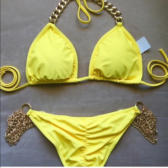 Swim Beach Bunny Ball Chain Bikini Any Colorsize Poshmark