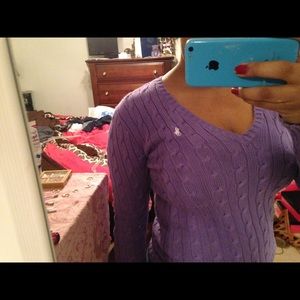 Purple Ralph Lauren sweater Purple Ralph Lauren sweater