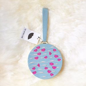 Olympia Le-Tan Handbags - Olympia Le-Tan Round Embroidered Fish Clutch Olympia Le-Tan Handbags - Olympia Le-Tan Round Embroidered Fish Clutch