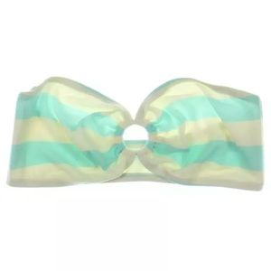 NWTJUICY COUTURE Blue Striped O-Ring Swim Top NWTJUICY COUTURE Blue Striped O-Ring Swim Top