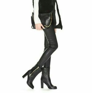JIMMY CHOO Black Biker Leather JIMMY CHOO Black Biker Leather