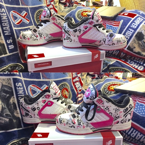 86 off DC Shoes 💀💕DVS Hot Pink Skulls Graffiti Skate Shoes from A's