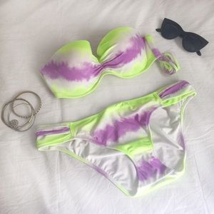 Victoria's Secret Other - Victoria's Secret Neon Tie Dye Bikini Victoria's Secret Other - Victoria's Secret Neon Tie Dye Bikini