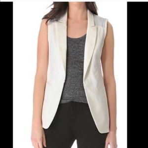 rag & bone Jackets & Blazers - Rag & Bone ivory Finn Vest rag & bone Jackets & Blazers - Rag & Bone ivory Finn Vest