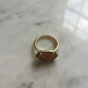 Kendra Scott Jewelry - Gold Drusy Ring Kendra Scott Jewelry - Gold Drusy Ring