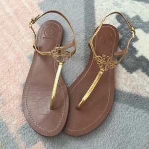 Tory Burch Shoes - Gold Tory Burch Sandals Tory Burch Shoes - Gold Tory Burch Sandals