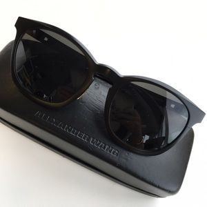 Alexander Wang Accessories - Alexander Wang x Linda Farrow Matte Black Sunnies Alexander Wang Accessories - Alexander Wang x Linda Farrow Matte Black Sunnies