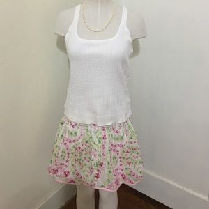 J. Crew Floral Print Mini-Skirt J. Crew Floral Print Mini-Skirt