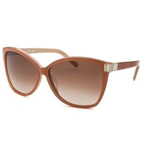 Chloe Women's Square Two-tone Brown Sunglasses Chloe Women's Square Two-tone Brown Sunglasses