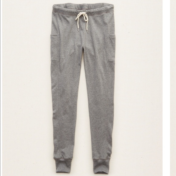 9 off aerie Pants New Aerie Skinny Skinny Jogger Sweatpants Medium