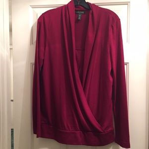 Ralph Lauren Tops - Ralph Lauren Cross-Front Top. Ralph Lauren Tops - Ralph Lauren Cross-Front Top.