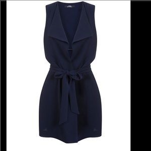 Miss selfridge Jackets & Blazers - Navy open front vest Miss selfridge Jackets & Blazers - Navy open front vest
