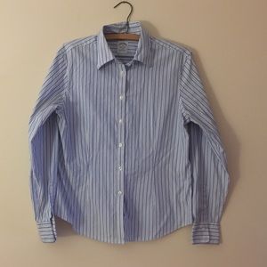 Brooks Brothers Tops - Brooks brothers 10 cotton striped button down Brooks Brothers Tops - Brooks brothers 10 cotton striped button down