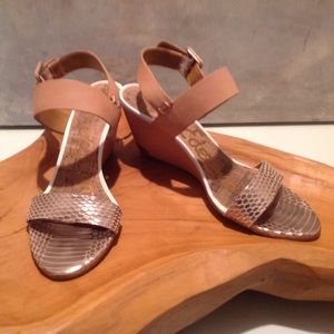 Sam Edelman Shoes - SAM EDELMAN Nude Wedge Heel Sam Edelman Shoes - SAM EDELMAN Nude Wedge Heel