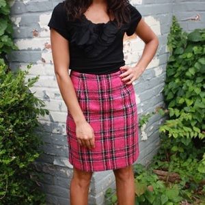 VINTAGE wool plaid skirt VINTAGE wool plaid skirt