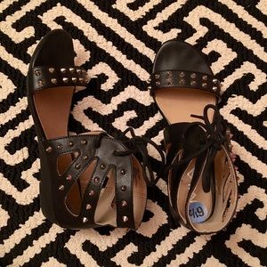 MIA Shoes - Studded Tie-Up Sandals Size 6.5 MIA Shoes - Studded Tie-Up Sandals Size 6.5