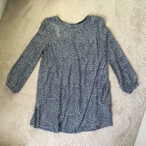 Zara Dresses & Skirts - Zara Blue Leopard Shift Dress Zara Dresses & Skirts - Zara Blue Leopard Shift Dress