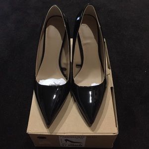 Zara Synthetic Patent Leather High Heel Court Shoe Zara Synthetic Patent Leather High Heel Court Shoe