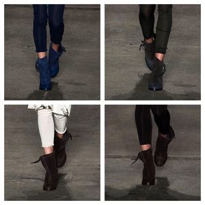 Rag and Bone Chic Leather Suede Booties Sz 37.5 Rag and Bone Chic Leather Suede Booties Sz 37.5