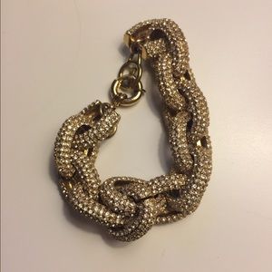 J. Crew Pave Link Bracelet J. Crew Pave Link Bracelet