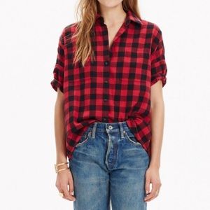 Madewell Tops - Madewell Flannel Courier Shirt in Buffalo Plaid Madewell Tops - Madewell Flannel Courier Shirt in Buffalo Plaid