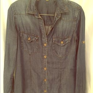 Anthropologie Denim & Chambray Button Down Shirt Anthropologie Denim & Chambray Button Down Shirt
