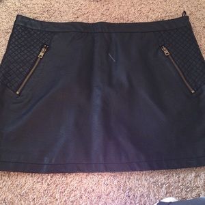 Dorothy Perkins leather skirt with zippers Dorothy Perkins leather skirt with zippers
