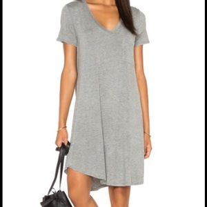Heather Dresses & Skirts - SOLD HEATHER V pocket dress in grey Heather Dresses & Skirts - SOLD HEATHER V pocket dress in grey