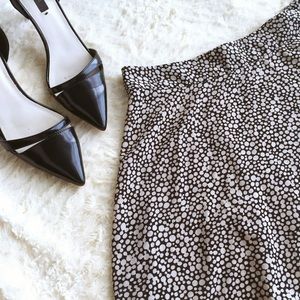 Chic Semi-Sheer Dotted Mini Circle Skirt Chic Semi-Sheer Dotted Mini Circle Skirt