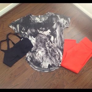 Fabletics Pants - Fabletics Salar Capri in Orange Fabletics Pants - Fabletics Salar Capri in Orange