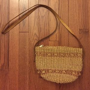 Vintage straw crossbody Vintage straw crossbody