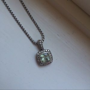 David Yurman petite Albion necklace in prasiolite David Yurman petite Albion necklace in prasiolite
