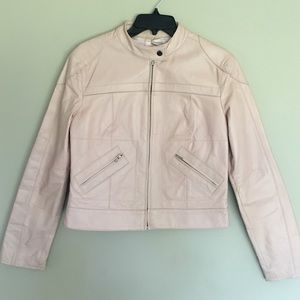 Vintage 100% leather blush pink jacket from LA Vintage 100% leather blush pink jacket from LA