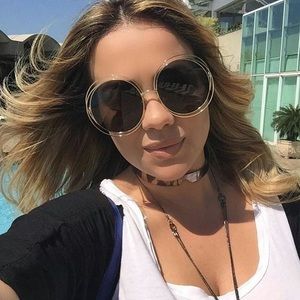 Vintage Oversized Pierced Sunglasses Vintage Oversized Pierced Sunglasses