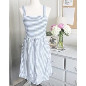 LOFT Dresses & Skirts - Preppy/Nautical Striped Midi Dress LOFT Dresses & Skirts - Preppy/Nautical Striped Midi Dress