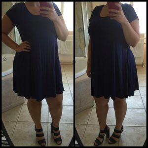 Dresses & Skirts - Navy Blue Dress 1x* Dresses & Skirts - Navy Blue Dress 1x*