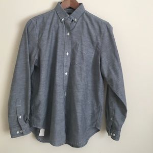 John Henry Tops - John Henry 10 button up no wrinkle shirt gray John Henry Tops - John Henry 10 button up no wrinkle shirt gray