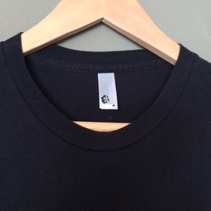 American Apparel Tops - American Apparel 50/50 Black Crew Neck Tee Shirt American Apparel Tops - American Apparel 50/50 Black Crew Neck Tee Shirt