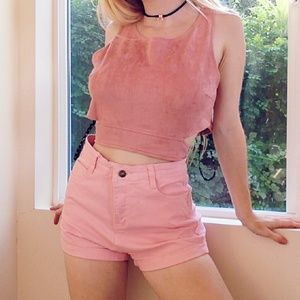 ASOS Tops - Blush Queen Faux Suede Top NWT ASOS Tops - Blush Queen Faux Suede Top NWT