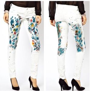 Free People Denim - Free people painted skinny cord Free People Denim - Free people painted skinny cord