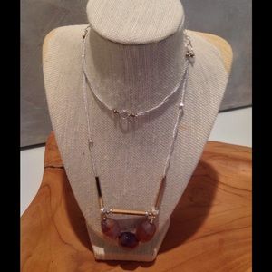 Nakamol Jewelry - Nakamol Silver Tone Necklace with beads Nakamol Jewelry - Nakamol Silver Tone Necklace with beads