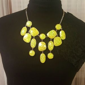 Neon Yellow Statement Necklace Neon Yellow Statement Necklace