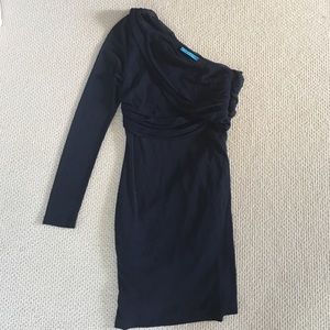 Alice + Olivia Formal One Shoulder Chiffon Dress Alice + Olivia Formal One Shoulder Chiffon Dress