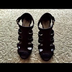 Christian Siriano Shoes - Christian Siriano Caged Heels in Black Christian Siriano Shoes - Christian Siriano Caged Heels in Black