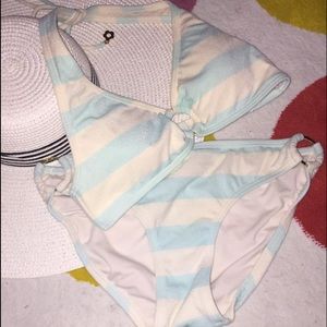 Striped juicy couture bikini Striped juicy couture bikini