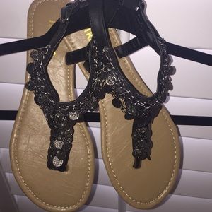 Traffic Shoes - New without tags..Embellished Sandals Traffic Shoes - New without tags..Embellished Sandals